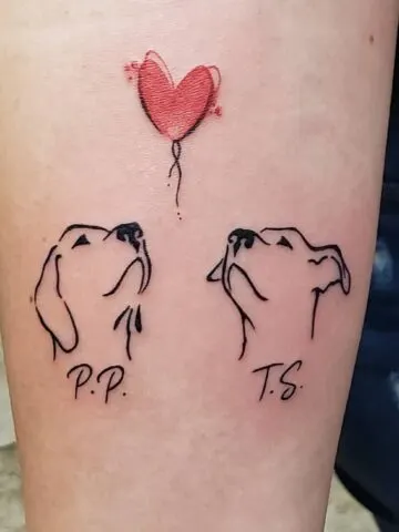 Dog Memorial Tattoo Ideas