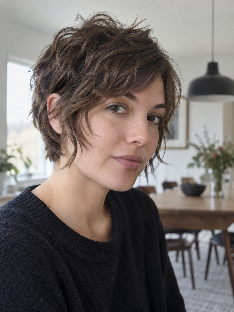 14 Short Shag Hairstyles With Choppy Layers and Attitude