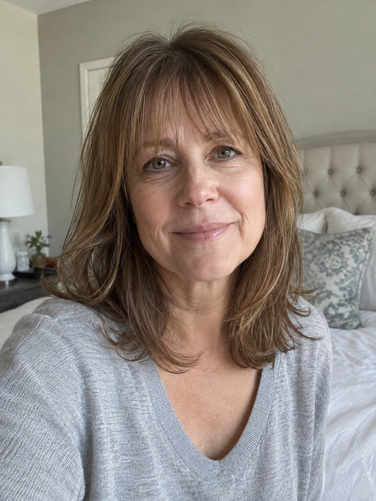 17 Medium Length Hairstyles for Older Women With Real Movement