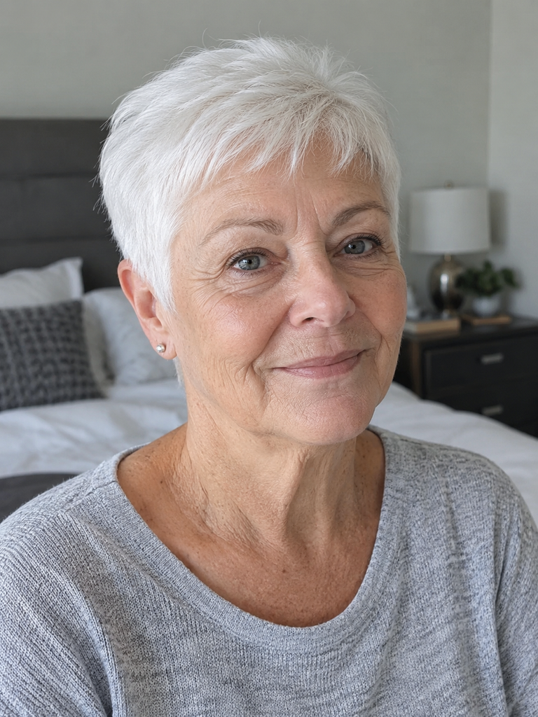 17 Gray Pixie Cuts for Older Women That Celebrate Silver