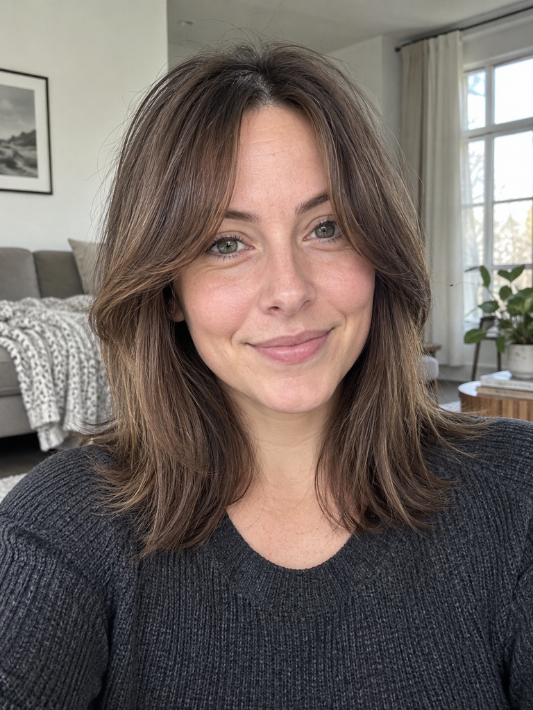 16 Hairstyles for Big Foreheads That Instantly Balance Faces