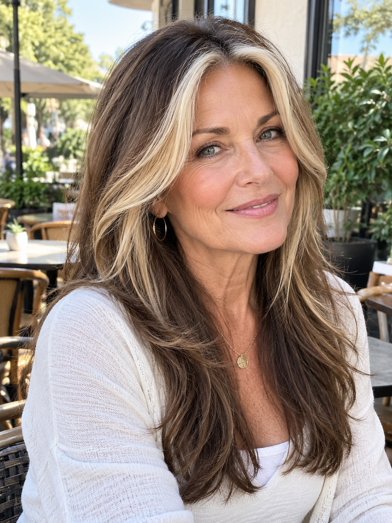 21 Ways to Wear Long Hair Over 60 With Confidence